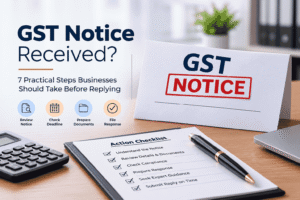 GST Notice Received? 7 Practical Steps Businesses Should Take Before Replying