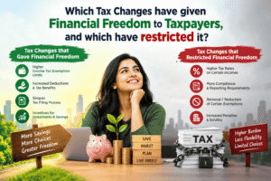 Which Tax Changes have given Financial Freedom to Taxpayers, and which have restricted it?